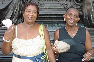 Cecilia Sarjeant (left) and Claudette Wilkinson, both 59