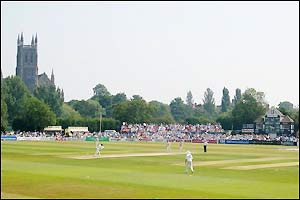 The action at the New Road in Worcester