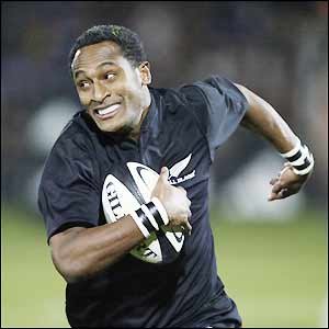 All Black Joe Rokocoko in action for the All Blacks