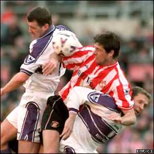 Quinn uses his aerial abilities well but suffers the consequences