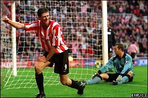 Quinn scored the first ever goal at the Stadium of Light. He tallies 68 goals for Sunderland