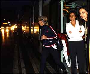 Romans emerging from underground stations