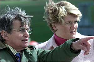 Willie Carson and Clare Balding