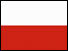 Poland flag, white and red horizontal stripes