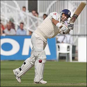 Mark Butcher in action 