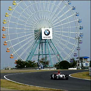 Japan's Takuma Sato in his first qualifying session for the BAR team
