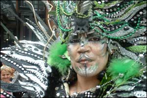 Man dressed in green