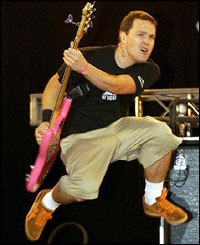 Blink 182 play the main stage