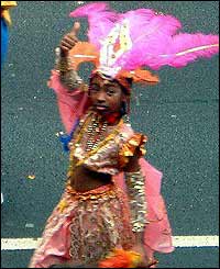 Child in the parade