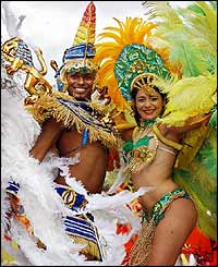 Carnival dancers