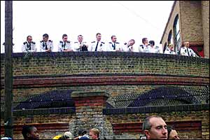 Police at the carnival