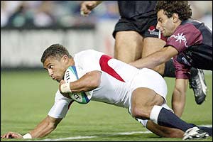 Jason Robinson score the best try of the match