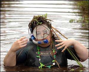 Bog snorkeller Julia Galvin