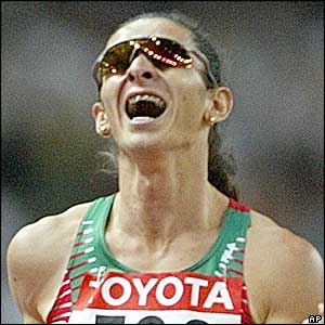Mexico's Ana Guevara wins the 400m 
