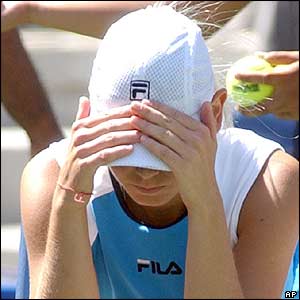 Jelena Dokic loses to France's Mary Pierce