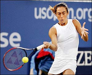 Italy's Francesca Schiavon in action