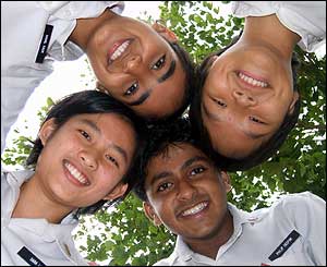 Friends in Singapore