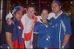 Ian Rowlands meets up with Samoan fans