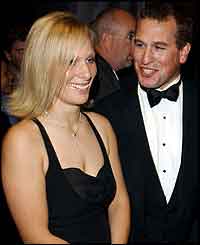 Zara Phillips with brother Peter