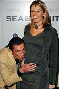 Frankie Dettori and pregnant wife Catherine
