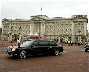 Mr Bush's armoured car