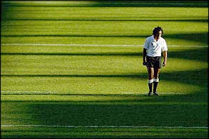 Fijian fly-half Nicky Little can't hide his disappointment