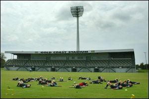 England's Rugby World Cup squad in preparation for Sunday's match against Uruguay