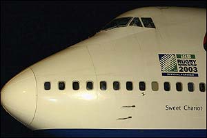 The England team arrive at Heathrow