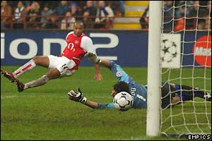 Henry scores a breathtaking second goal