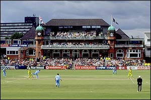 Old Trafford hosts the 1999 World Cup Super Six match between India and Pakistan