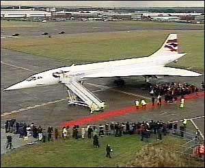 Concorde 216 on the ground at Filton