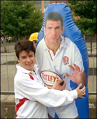 Zoe King gets to grips with Martin Johnson