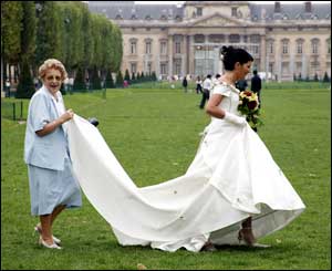 Bride and her mother