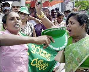 Protests in Sri Lanka