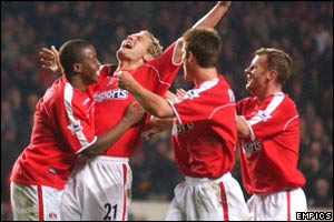 Johansson lifts Charlton to fourth in the table