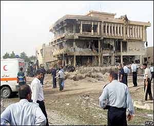 Scene of the explosion