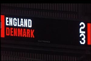 The scoreboard makes depressing reading for England fans as Denmark avenge their World Cup defeat in Japan in 2002
