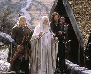 Ian McKellen as Gandalf in Return Of The King