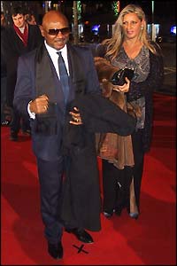 Boxing legend Marvin Hagler arrives at Television Centre