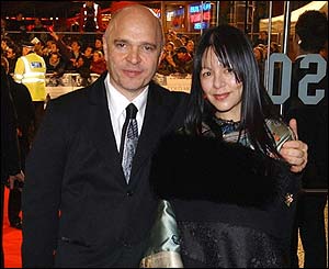 Antony Minghella and his wife Carolyn