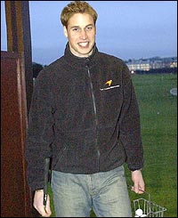 Prince William after his gold practice