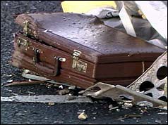 Briefcase from the plane