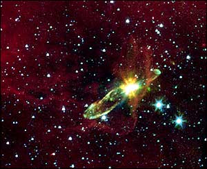 Herbig-Haro (HH) 46/47 - NASA/JPL-Caltech