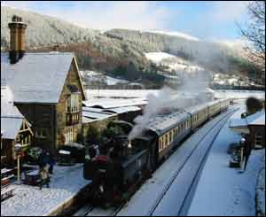 Trevor King from Bristol took this scene of Llangollen railway at Christmas in the snow
