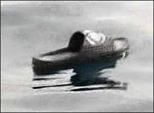 Shoe from one of the passengers