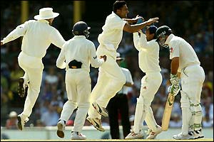 Kumble gets four wickets