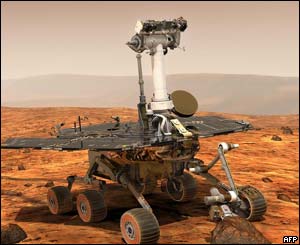 Artist's picture of Nasa Mars exploration Rover