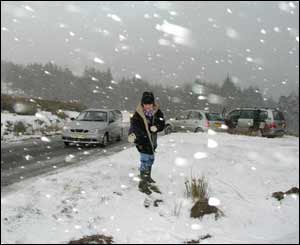 Richard Barton from Cwmbran took this picture of his daughter Charlotte at Talybont-on-Usk in December