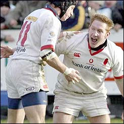 Shane Stewart scored Ulster's fourth against Leicester 