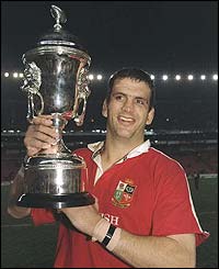 Johnson leads the British and Irish Lions to success in South Africa in 1997